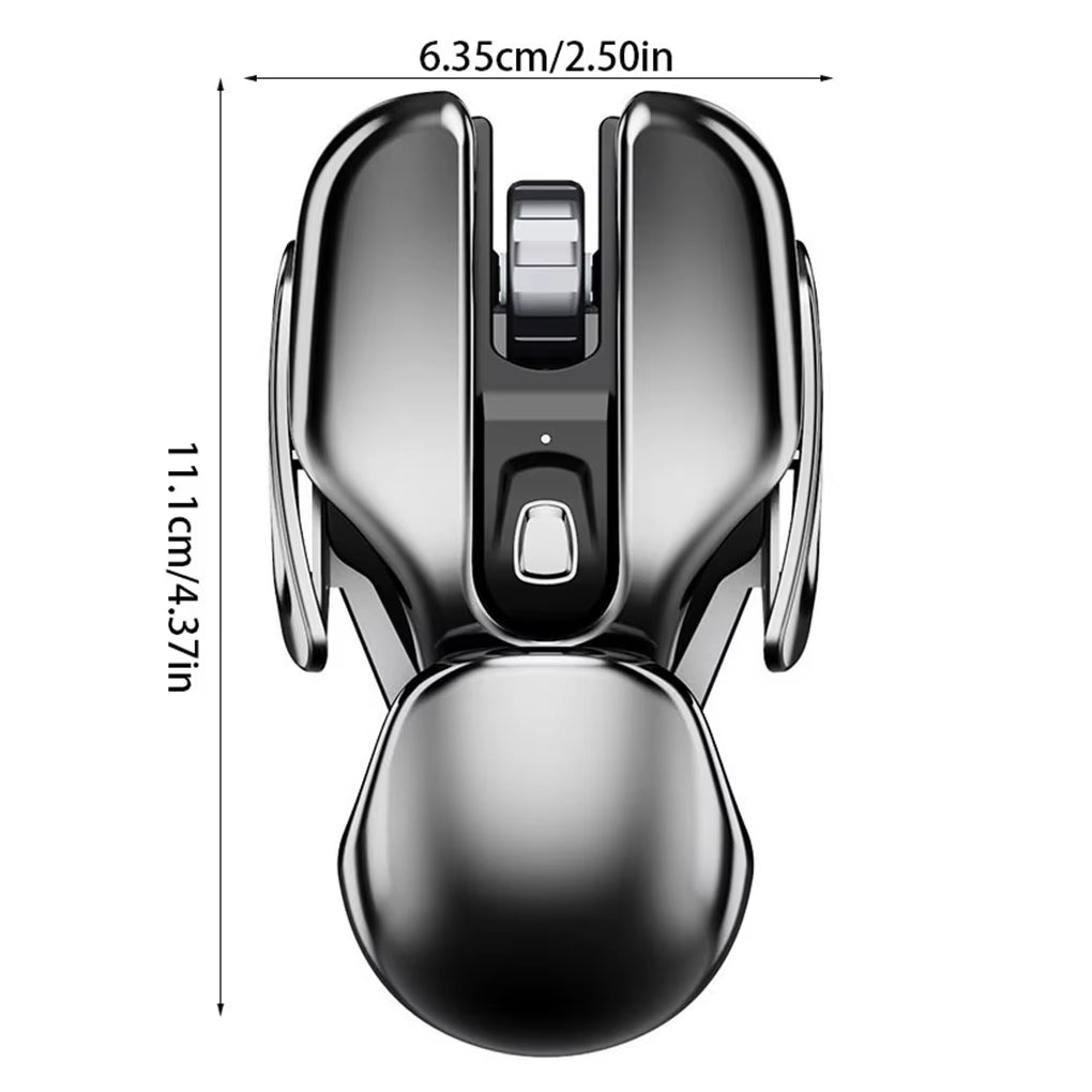 Experience Ultimate Comfort and Precision with the PX2 Metal 2.4G Wireless Mute Mouse - Lightweight, Ergonomic Design for Gaming and Office Use!