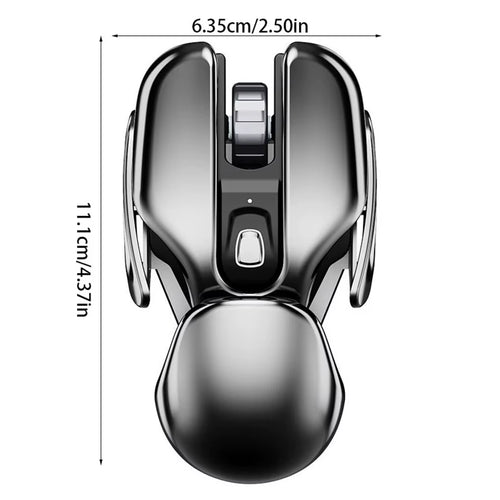 Experience Ultimate Comfort and Precision with the PX2 Metal 2.4G Wireless Mute Mouse - Lightweight, Ergonomic Design for Gaming and Office Use!